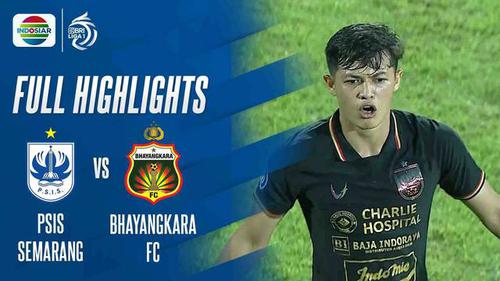 VIDEO: Highlights BRI Liga 1, Gol Alfeandra Dewangga Selamatkan PSIS Semarang dari Kekalahan Melawan Bhayangkara FC