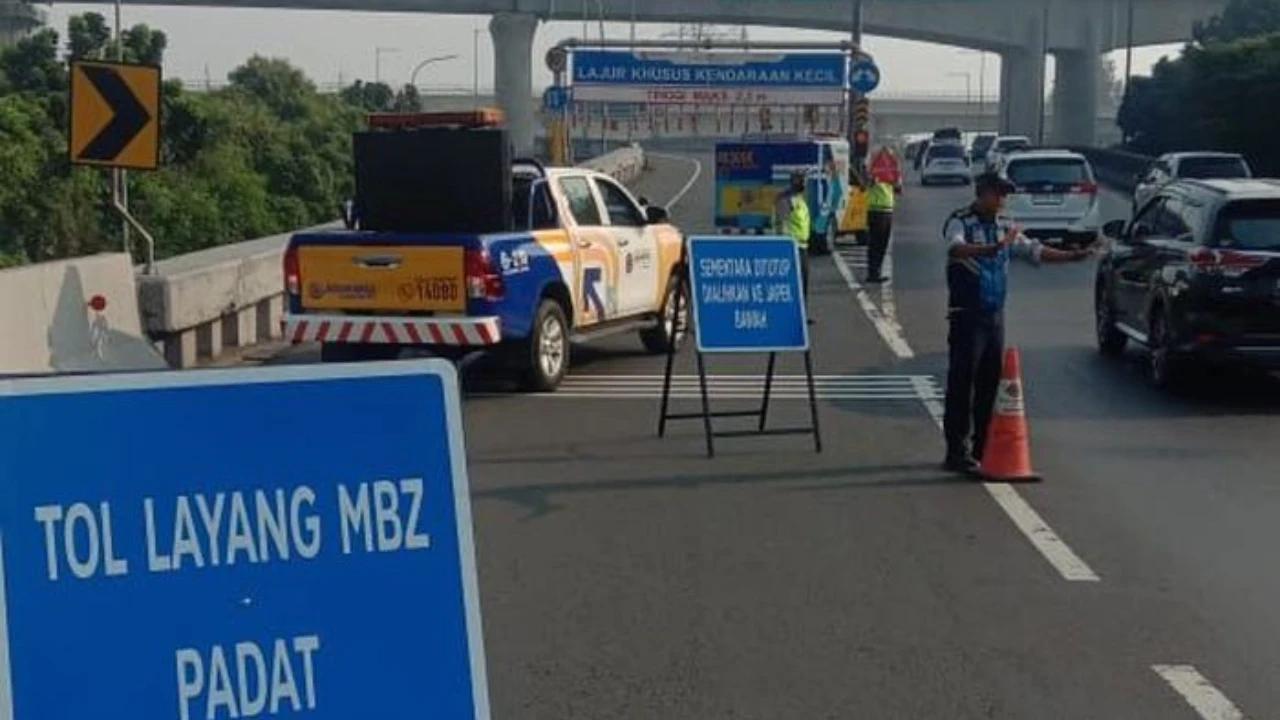 Tol Jakarta-Cikampek Kembali Diterapkan Contraflow di Hari Kedua Lebaran 2026