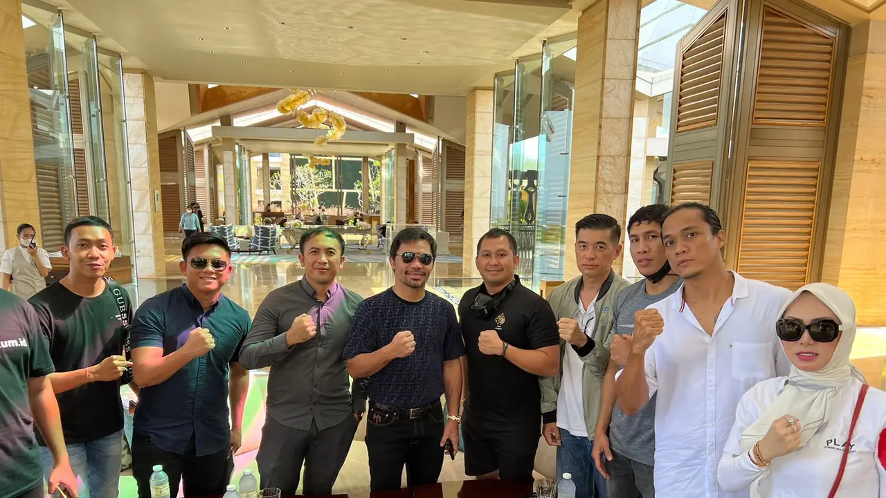 Manny Pacquiao berkolaborasi dengan atlet tinju Fahd Adityo Oscar atau King Fahd (35)
