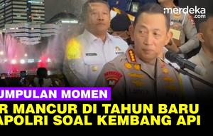 Monas menyuguhkan atraksi Air Mancur Menari dan Video Mapping sebagai bagian dari rangkaian menyambut pergantian malam Tahun Baru 2026