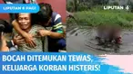 Keluarga histeris ketika mengetahui bocah ditemukan tewas di sebuah rawa-rawa di Tangerang. Sebelumnya, korban sempat bermain bersama kedua temannya kemudian terpeleset di gorong-gorong yang tak tertutup.