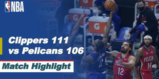 VIDEO: Highlights NBA, Laga Menarik Antara LA Clippers Melawan New Orleans Pelicans