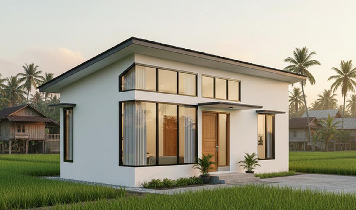 7 Gambar Rumah Minimalis di Kampung, Sederhana tapi Modern dan Bikin Nyaman Keluarga