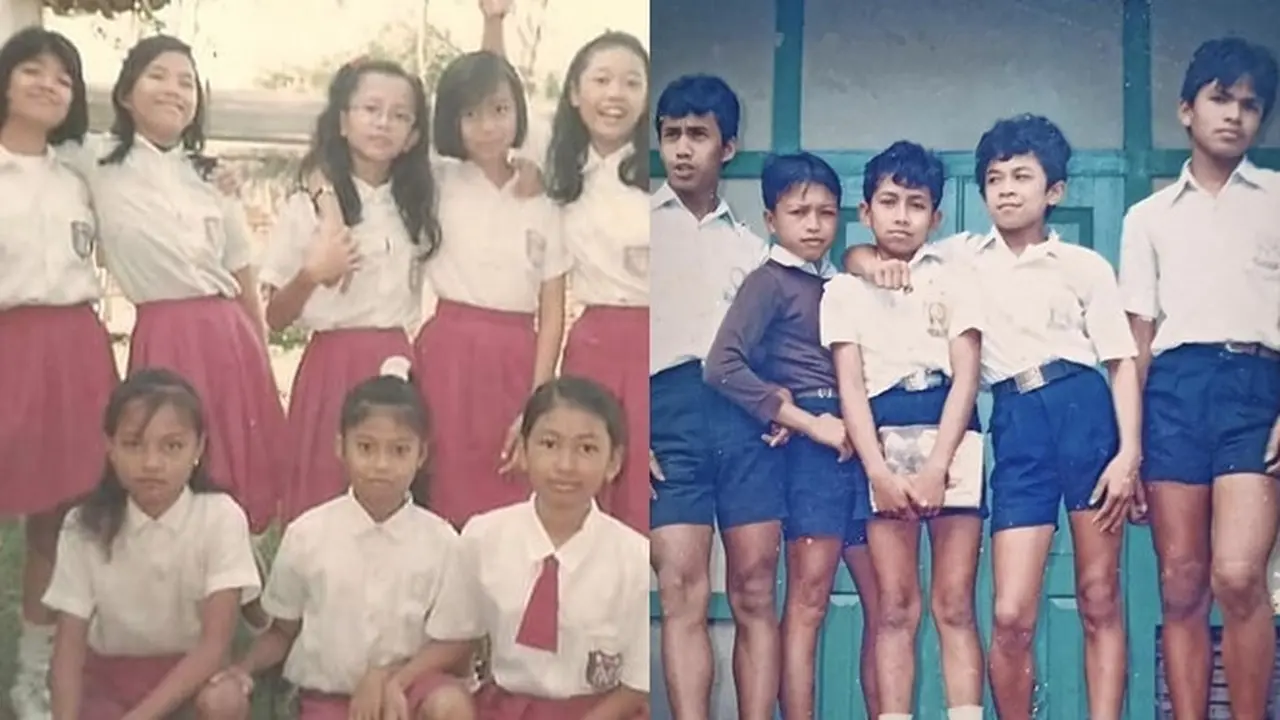 Lawas Banget, Potret Anak Sekolah Zaman Dulu Ini Bikin Nostalgia