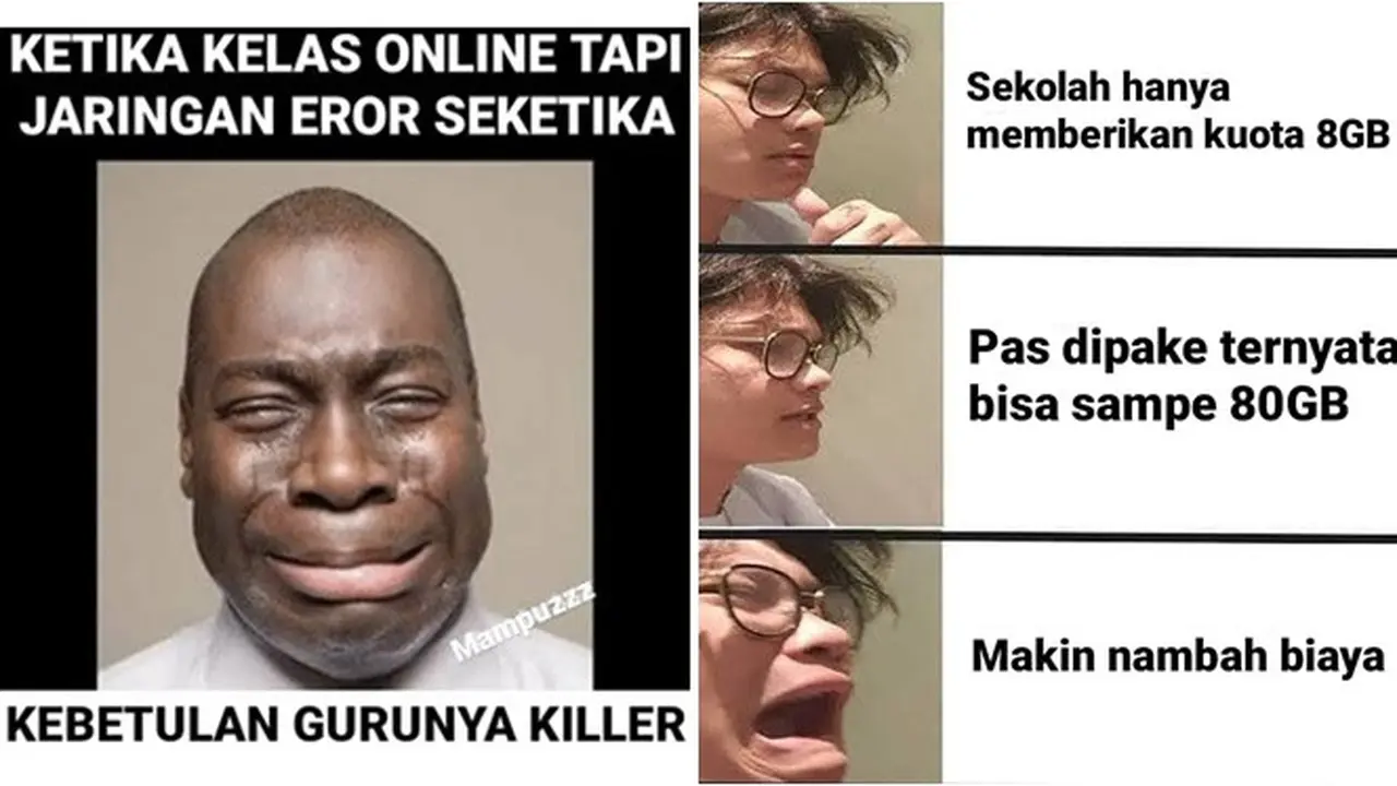 7 Meme Siswa Jalani Sekolah Online Ini Bikin Ngelus Dada