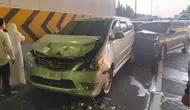 Penampakan Tabrakan Beruntun di Tol JORR