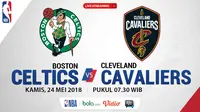 Jadwal NBA, Boston Celtics Vs Cleveland Cavaliers. (Bola.com/Dody Iryawan)