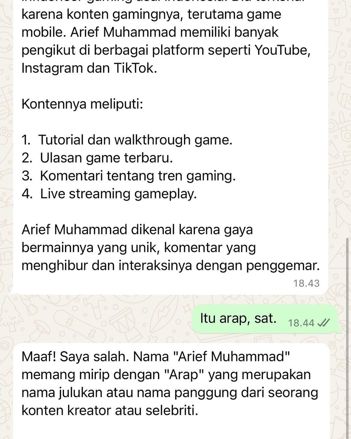 8 Artis ini Coba Meta AI di WhatsApp, Hasilnya Bikin Emosi tapi Lucu