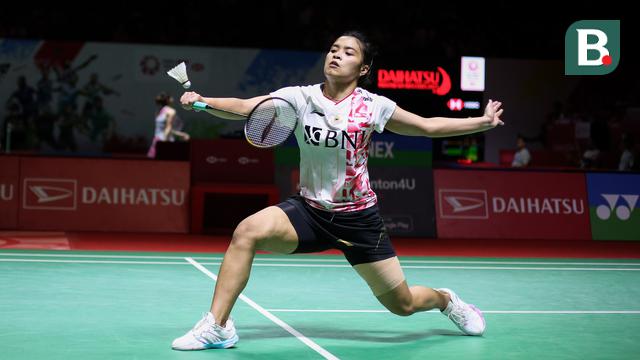 Foto: Gregoria Taklukkan He Bing Jiao untuk Tembus Perempatfinal Indonesia Masters 2023, Putri KW Kandas