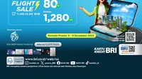 Online Travel Fair Kolaborasi BRI dan Citilink Berikan Banyak Promo Meriah/Istimewa.