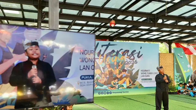 Ratusan Pelajar Ramaikan Festival Literasi Osing, Ipuk: Budaya Osing Tak Boleh Tergusur Zaman