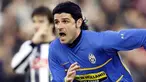 Juventus' striker Vincenzo Iaquinta celebrates after scoring during their Italian serie A football match against Udinese at Udine stadium on February 10, 2008. AFP PHOTO/ Luigi BERTELLO
