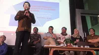 Direktur Riset Setara Institute Halili dalam jumpa pers di Hotel Ibis Tamarin, Jakarta Pusat, Jumat, 31 Mei 2019. (Liputan6.com/Muhammad Radityo Priyasmoro)