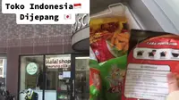 Toko Indonesia di Kanazawa Jepang menjual aneka bahan makanan seperti jengkol hingga bumbu masakan. (Dok: TikTok&nbsp;@anakpang8)