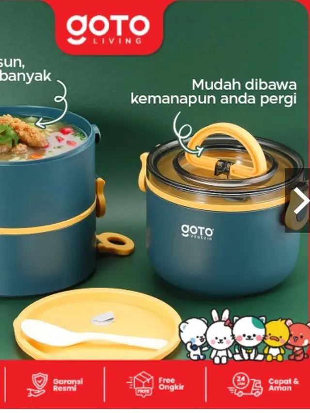 GOTO Lunch Boxes Venezio (Shopee/Goto Living)