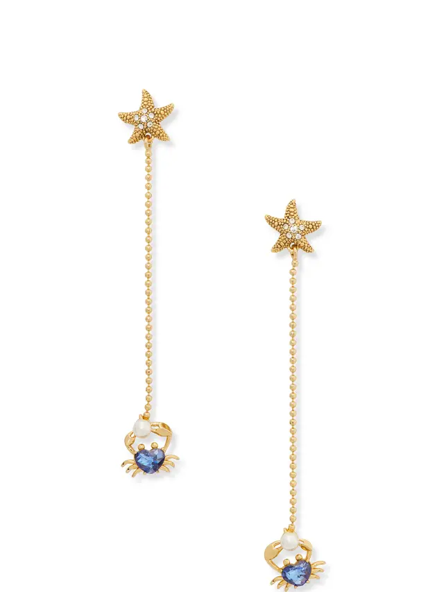 Sea Star Linear Earrings