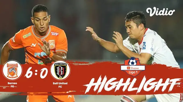 Full Highlight - Borneo FC 6 vs 0 Bali United | Shopee Liga 1 2019/2020