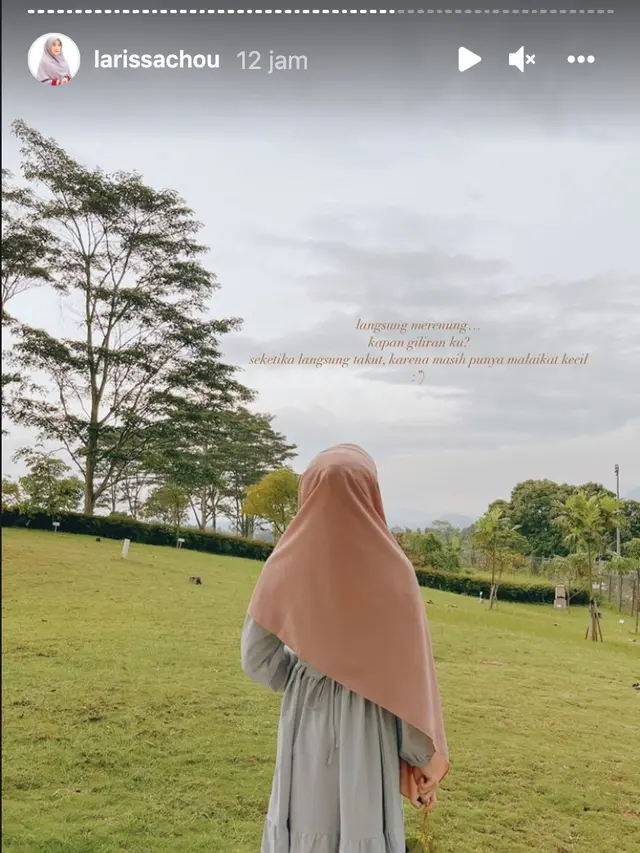 Unggahan Larissa Chou. (Foto: Instagram @larissachou)
