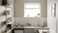 9 Desain Dapur Rumah Type 21 Ukuran 1x2 Meter dengan Rak Gantung dan Meja Lipat