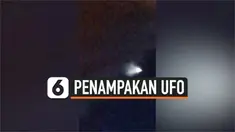 Sebuah cahaya putih yang diduga UFO melayang di langit Annecy, Prancis. Penampakan UFO ini terjadi usai gempa magnitudo 5,4 mengguncang Prancis.