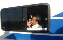 Jokowi uji coba waterway Marunda