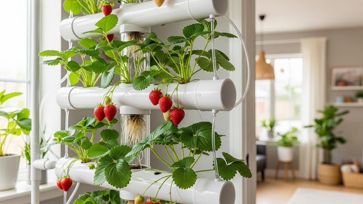 Cara Merangsang Stroberi Hidroponik agar Cepat Berbuah di Rumah