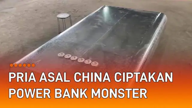 Seorang youtuber asal China bernama Handy Geng membuat inovasi power bank monster menarik perhatian.