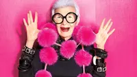 Iris Apfel, 95 tahun, adalah seorang diva fashion yang masih berjaya hingga saat ini.(INC International Concepts)