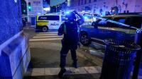 Polisi mengatakan penembakan di klub gay Oslo, Norwegia tampaknya dilakukan oleh satu orang dan seorang tersangka telah ditangkap. (Javad Parsa NTB/AFP)