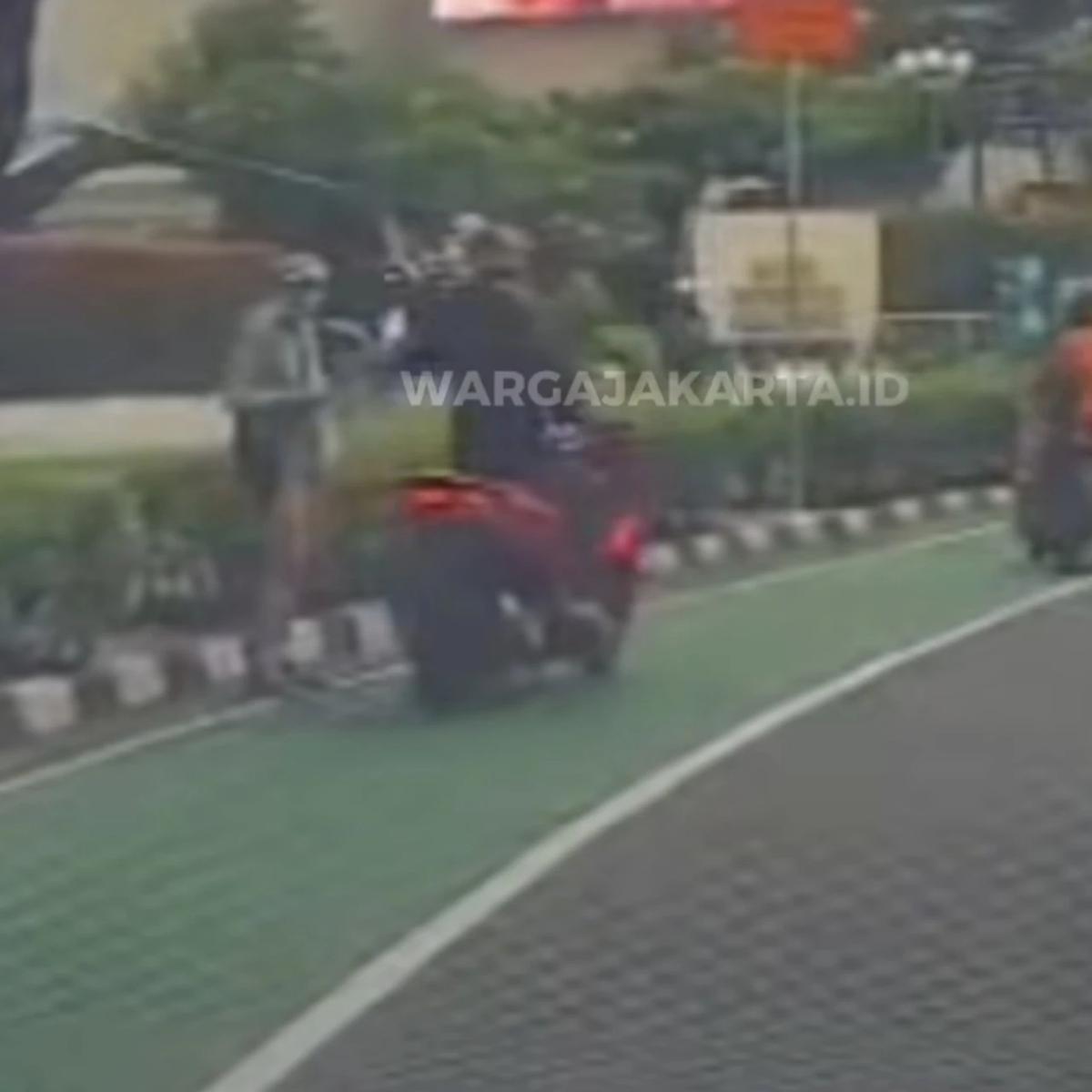 viral bule korban penjambretan di bundaran HI