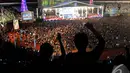 Jemaat Gereja Tiberias memadati Gelora Bung Karno dalam perayaan Natal 2015 di Senayan, Jakarta, Sabtu (13/12/2014). (Liputan6.com/Johan Tallo)
