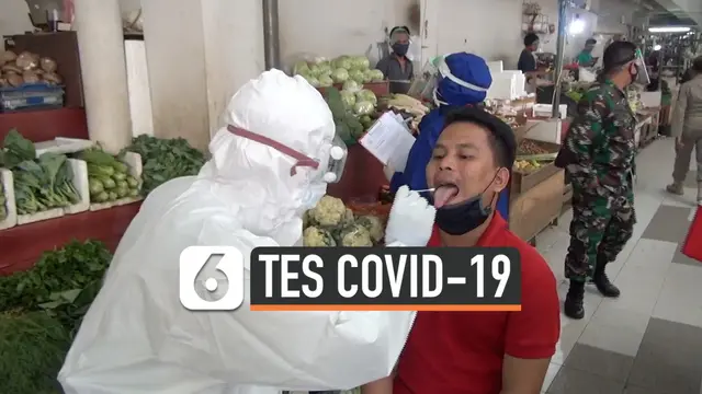 VIDEO: Tes Swab Covid-19 Dadakan di Pasar Kelapa Gading