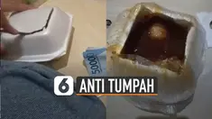 Netizen satu ini punya solusi mengatasi keribetan tanpa memindahkan ke mangkuk.