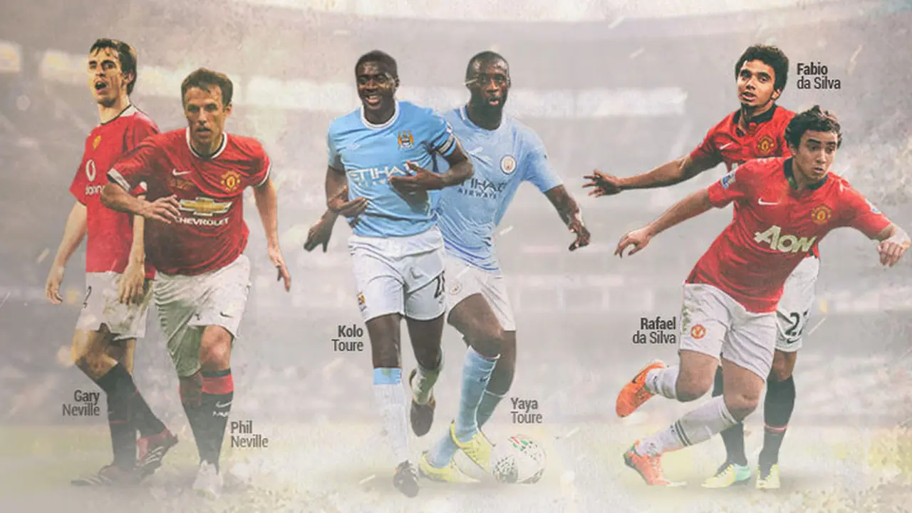 Premier League - Kolo dan Yaya Toure, Fabio dan Rafael da Silva, Gary dan Phil Neville