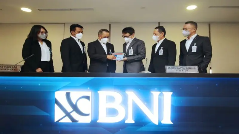 BNI rilis laporan keuangan pada 2021, Rabu (26/1/2022) (Foto: BNI)