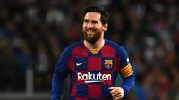 Lionel Messi - Kehebatan Messi memang tidak perlu diragukan lagi, pemain asal Argentina ini telah mengemas 627 gol dari 718 penampilannya di Berbagai kompetisi bersama Barcelona. (AFP/Gabriel Bouys)