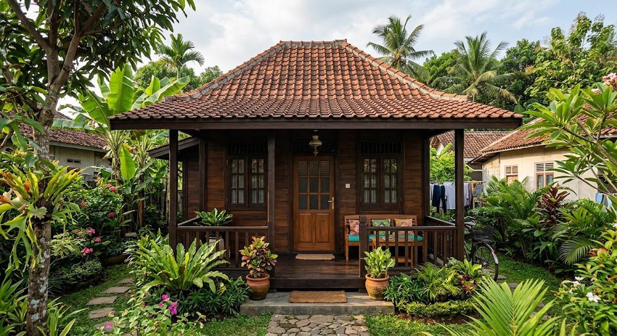 9 Warna Cat untuk Rumah yang Banyak Menggunakan Material Kayu, Fasad Lebih Menawan