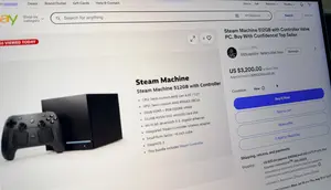 Steam Machine Valve Masuk eBay, Harga Scalper Tembus Rp 57 Juta