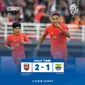 Penyerang Borneo FC Samarinda Fajar Fathur Rahman merayakan golnya ke gawang Persib Bandung pada laga pekan ketiga BRI Liga 1 2022/2023 di Stadion Segiri, Samarinda, Minggu, 7 Agustus. (foto: Twitter&nbsp;Liga1Match)
&nbsp;