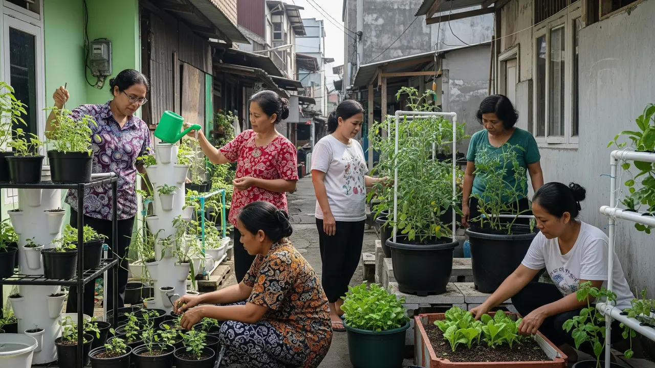 11 Ide Kebun Sayur untuk Ibu-ibu Koperasi Wanita, Mudah Diterapkan dan Sukses
