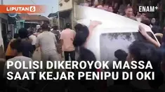Media sosial digegerkan dengan aksi pengeroyokan massa pada polisi saat mengejar terduga pelaku penipuan. Peristiwa terjadi di Desa Lebung Gajah, Tulung Selapan, Ogan Komering Ilir, Sumatera Selatan. Polisi menyebut insiden berawal dari sejumlah angg...