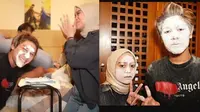 6 Potret Kocak Rizky Billar dan Lesty Kejora Saat Main Suit Jepang