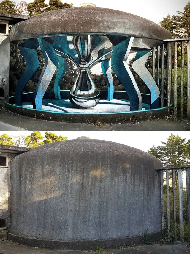 Karya Seniman Grafiti Ini Nampak Sangat Nyata, 6 Hasilnya Bikin Takjub. (Sumber: Instagram/odeith)