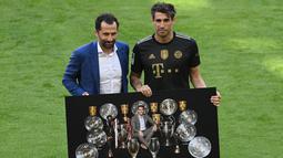 Javi Martinez merupakan salah satu gelandang jangkar kepercayaan Luis Milla di skuat Piala Eropa U-21 pada 2011 lalu. Kini pemain tersebut bermain di Liga Qatar usai sembilan tahun mempersembahkan berbagai macam gelar bersama Bayer Muenchen. (AFP/Christof Stache)
