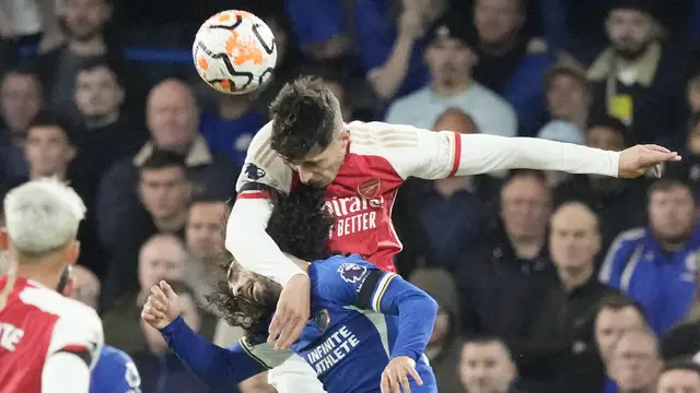 Foto: Perjuangan Pemain Arsenal saat Menolak Kalah di Markas Chelsea