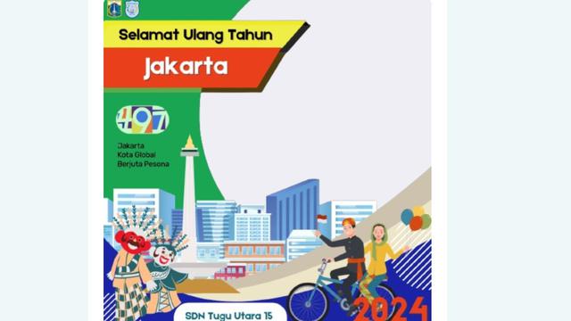 Lantas, bagaimana jika kamu ingin ikut merayakan HUT ke-497 Jakarta? Salah satu caranya kamu bisa membuat Twibbon HUT ke-497 Jakarta.