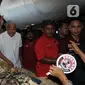 Ganjar Pranowo tiba di Pasar Warakas sekitar pukul 07.41 WIB. (merdeka.com/imam buhori)