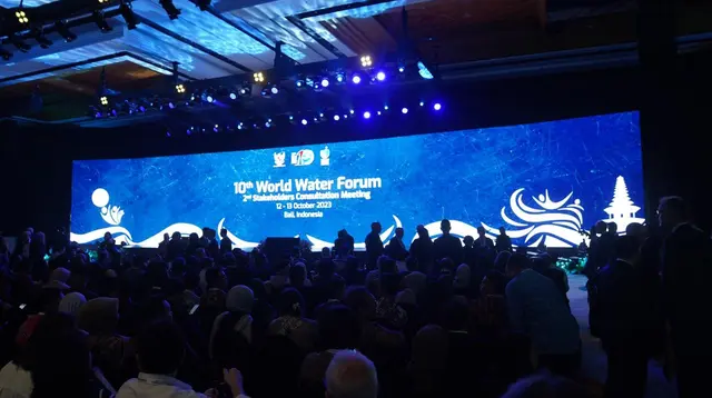 Pertemuan Konsultasi Pemangku Kepentingan World Water Forum ke-2 atau 2nd Stakeholder’s Consultation Meeting (SCM) digelar di Hotel Intercontinental Bali Resort, Jimbaran, Kabupaten Badung, Provinsi Bali pada 12—13 Oktober 2023.