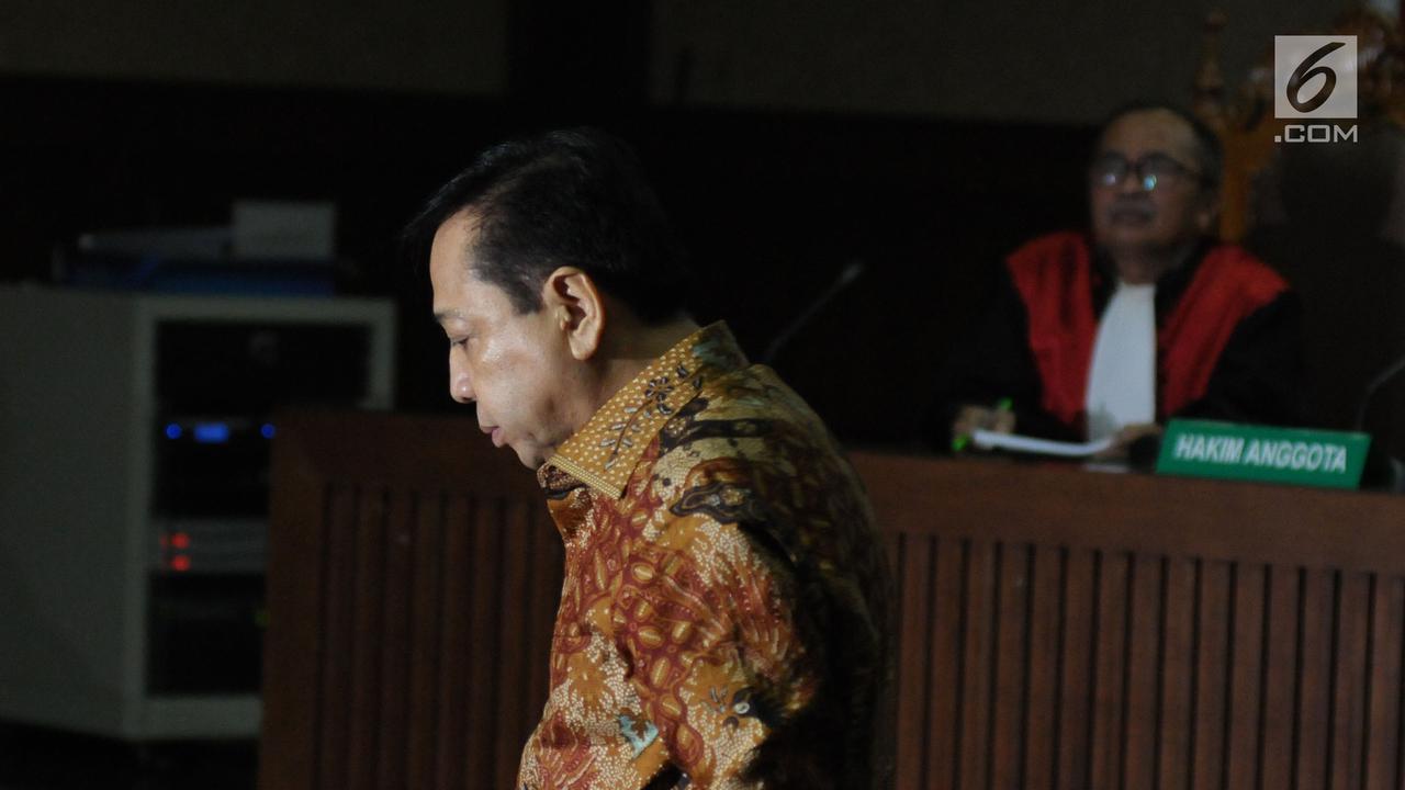Divonis Bersalah, Setya Novanto Dihukum 15 Tahun Penjara