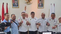 Relawan Bravo 5 mendeklarasikan dukungan terhadap pasangan capres dan cawapres Prabowo-Gibran pada Pilpres 2024. (Liputan6.com/Nanda Perdana Putra)